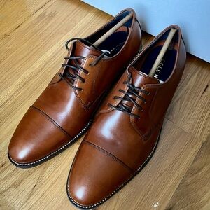 Cole Haan Lenox Hill Cap Toe Oxford C11632 British Tan Brown Leather Men’s 8.5